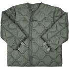 USGI Military M65 Field Jacket Coat Liner  M-65 Quilted OD, Size Small-Regular