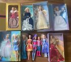 BARBIE Doll Lot of 12 - New In box Vintage & New - Pretty Dresses - Smoke Free -