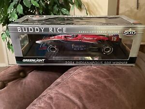 2004 Indy 500 Winner Buddy Rice #15 Argent Pioneer Panoz 1:18 GreenLight Diecast
