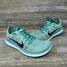 Nike Free RN Flyknit Running Shoes Hyper Turquoise Black Womens Size 7.5