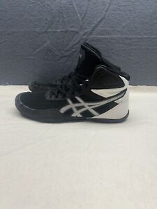 Asics Matflex 6 Wrestling Shoes Men's Size 8.5 Black White 1081A021