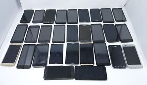 Lot of 29 Various Cosmetically Good Android Smartphones - As-is For Parts