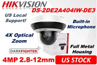 Hikvision IP PTZ 4MP 4XZoom POE DS-2DE2A404IW-DE3 WDR Camera outdoor Darkfighter