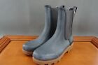 Bogs Holly Tall Chelsea Women Size 8 Gray Rubbler Pull On Casual Ankle Boots