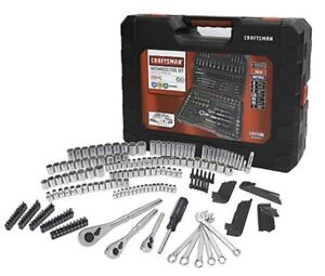 New Craftsman 230 Mechanics Tool Set Socket Wrench Set W/Case FREE SHIPPING!!!
