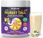 NuBest Tall Growth Protein Powder - Helps Kids & Teens Grow, Develop (Vanilla)