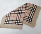 Burberry scarf check mini size small square beige Haymarket check classic check