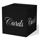 Black and Silver Card Box for Party 8.7