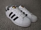 Adidas Womens Superstar C77153 White Casual Shoes Sneakers Size 8