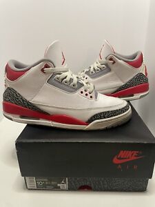 Size 10.5 - Jordan 3 Retro Mid Fire Red GREAT CONDITION