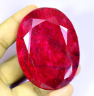 770  Ct Natural Huge Blood Red Ruby Oval Certified Loose Gemstone