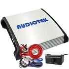 Audiotek Class D 1600 Watts Monoblock Bass Car Subwoofers CAR Amplifier + Kit R