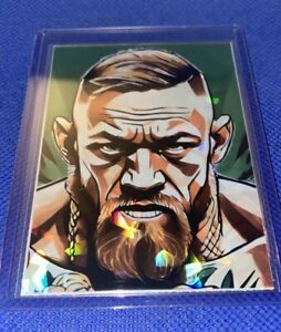 Conor McGregor Custom UFC Holo Refractor Prizm MMA Art Card RC rookie
