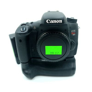 Used Canon Rebel T6s DSLR Body w/ Neewer Grip