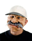 Zagone Studios Between Jobs Funny Old Man Character Face Mask with Mustache