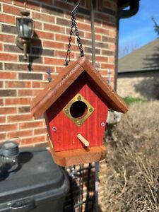 New Listing“Simply” Bird House (Ponderosa) Cedar wood Outdoor Handmade.
