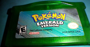 Authentic (Tested/Dry Battery) Pokemon Emerald Version - Original GB Advance