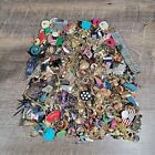 Vintage Estate Jewelry Mostly Earrings Lot Assorted- About 3.4 Lbs