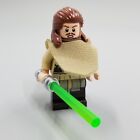 Lego Star Wars - Qui-Gon Jinn Poncho Reddish Brown Beard 75383 - NEW sw1334
