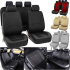 Solid Car Seat Covers Full Set Front Rear Bench for Auto Truck SUV Seats Cushion