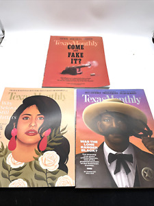 3 Texas Monthly 2021 Magazines Selena Phil Collins Alamo Relics Black Ranger