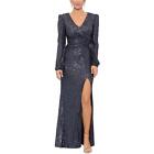 Xscape Womens Sequined Maxi Formal Evening Dress Gown BHFO 7806