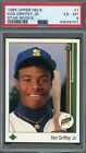 Ken Griffey Jr 1989 Upper Deck Baseball Star Rookie Card RC #1 Graded PSA 6