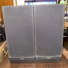 2 Vintage Fisher N L8189-604 Electronics Home Audio Speakers. Tested Works Great