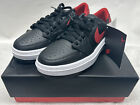 Nike Air Jordan 1 Womens Size 8 Red Black Elevate Low Top Sneaker Shoes New
