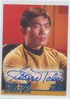 George Takei as Sulu 1997 Skybox Star Trek TOS Auto Autograph A4 B