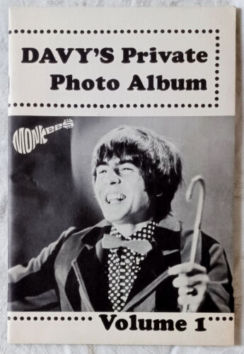 DAVY'S PRIVATE PHOTO ALBUM Davy Jones MONKEES Book 1960's Near Mint Q3