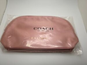 Coach Pink Cosmetic Pouch ( W8.5