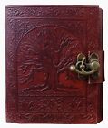 Tree of Life Leather Journal With C-Lock Notebook Gifts For Men Office Product