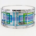 TreeHouse Custom Drums 7x14 Plied Maple Snare Drum with Custom Acrylic Paint Job