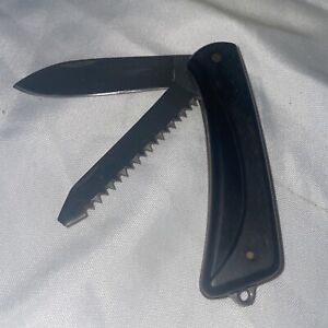 Vintage Precise Black Hawk Stainless Hand Crafted (Spain) Pocket Knife