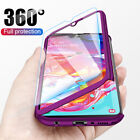 For Samsung Galaxy A10S A20S A50S 360° Full Cover Phone Case + Tempered Glass