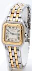 Cartier 187949 Panthere 18k Gold + Stainless Steel Two Stripe Quartz Watch