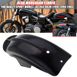 US Universal Motorcycle Rear Fender Mudguard For Harley Sportster Chopper Bobber
