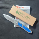 NOS 2001 CRKT M18-02B Plain Satin Blade Carson Design New in Box Papers, Mint