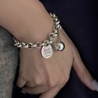 Fashion 925 Silver Lucky Beads Bracelet Chain Women Charm Party Jewelry Gift Hot
