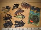VTG Fishing Tackle Lures LOT BASS Flippin' Pitching Casting Weedless Jigs E37
