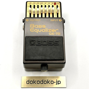 Boss GE-7B Bass Equalizer Japan Black Label Guitar Effect Pedal from japan