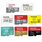 SANDISK 32GB 64GB 128GB 256GB 512GB 1TB Ultra Extreme Micro SD Memory Card lot