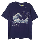 Uniqlo Hokusai Art Of Water T-shirt Size XL Blue MFA Boston New With Tags