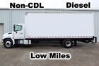 New Listing268 DIESEL 24FT BOX CUBE VAN DELIVERY DOOR LIFT GATE NON-CDL TRUCK LOW MILES