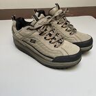 SKECHERS SHAPES-UPS MENs SIZE 14 SHOES SNEAKERS TAUPE/BLACK/PEBBLE