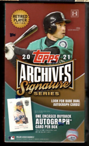 2021 Topps Archives Signature Series Retired Edition Baseball Hobby Box