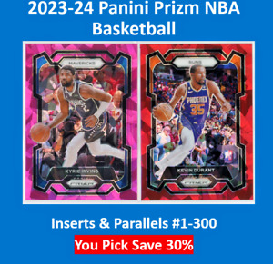 2023-24 Prizm Basketball Red Ice Pink Ice Parallels & Inserts You Pick Choose