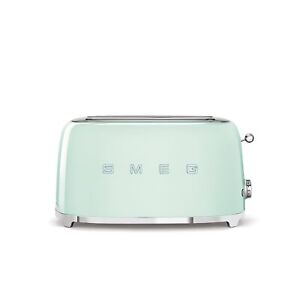 Smeg TSF02PGUS Pastel Green 50's Retro Style 4 Slice Toaster (OB) Box Damage
