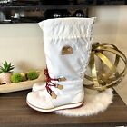Sorel Waterproof Women's Winter Rain Snow White Boots NL1708-100 Size US 10